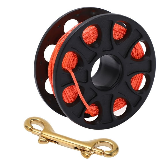 Flared Design,30M Scuba Diving Reel Scuba Diving Finger Reel Scuba Diving Spool Effortless Installation