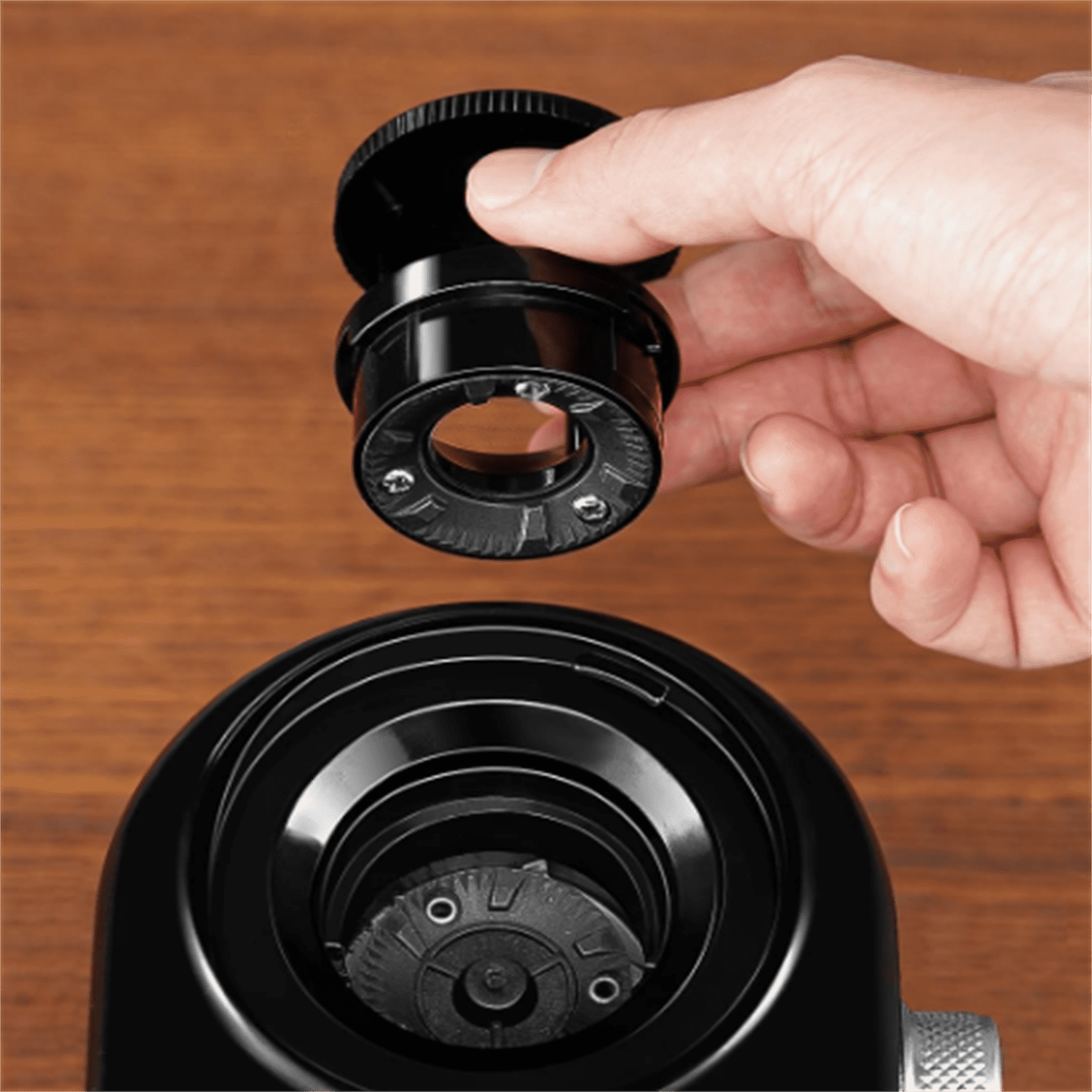 Electric Burr Coffee Grinder 2.0, Adjustable Burr Mill with 16 Precise Grind Setting for 2-14 Cup, Black