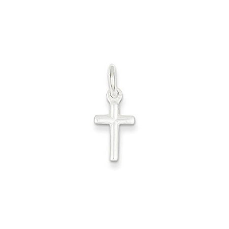 - .925 Sterling Silver Children's Small Cross Charm Pendant MSRP $16