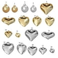 thumbnail image 4 of Solid-Ball Beads Charms Pendants for Necklace Bracelets Earrings Findings Jewelry Making Supplies Heart Charms, 4 of 4