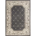 thumbnail image 1 of HomeRoots 353465 3 ft. 3 in. x 5 ft. 3 in. Polypropylene Grey & Ivory Area Rug, 1 of 2