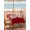 DarkRed, variant on Outdoor Tablecloth with Umbrella Hole and Zipper, Merry Christmas Rectangle Table Cloth 60x84 Inch Waterproof Tablecloth, Red Xmas Elk Seasonal Winter Holiday Picnic Table Cover for Patio Camping