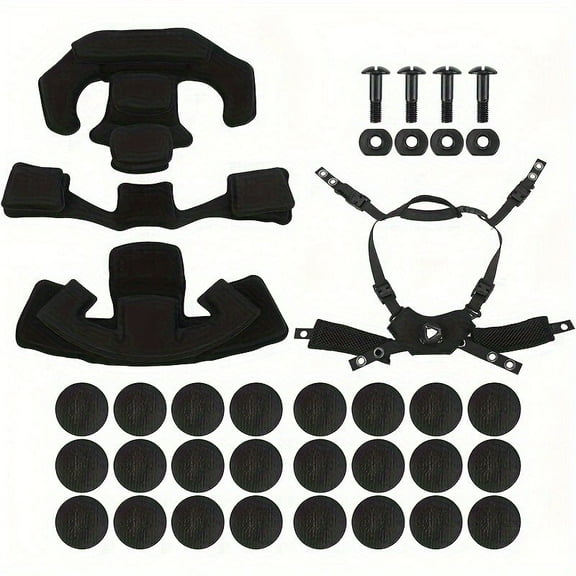 Memory Foam Replacement Liner Pad Kit for Motorcycle Helmets