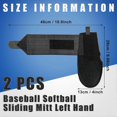 thumbnail image 2 of 2 Pcs Baseball Sliding Mitt Left Hand Softball Sliding Mitt for Baseball and, 2 of 5