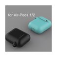 thumbnail image 4 of Silicone Mini Earphone Protective Case Storage Box with Lanyard for Air-Pods 1 2-Black, 4 of 5