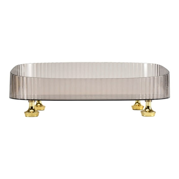 Makeup Perfume Organiser Key Storage Ornaments Decorative Dresser Tray, Countertop Organizer Tray for Cosmetics,B