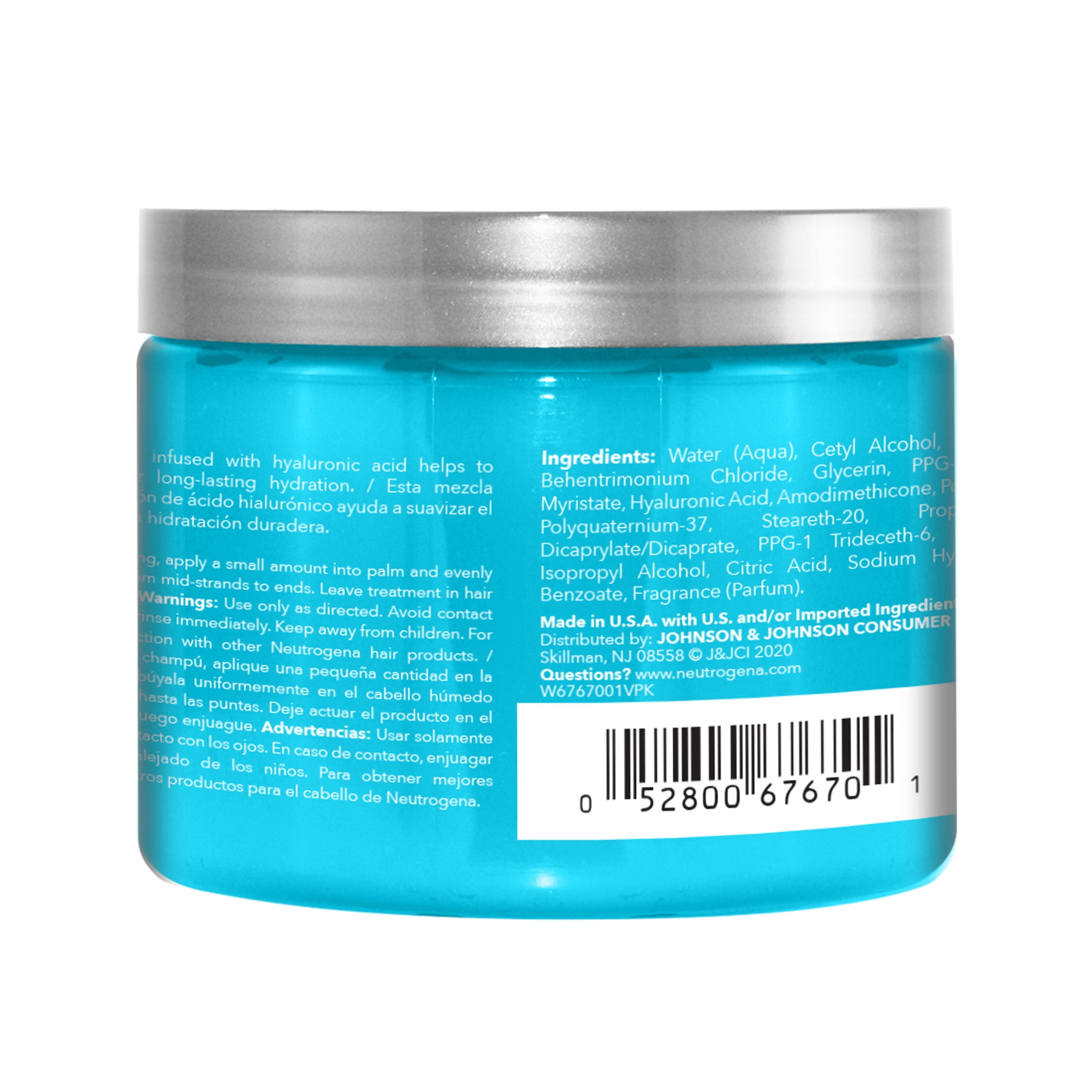 Neutrogena Healthy Scalp Hydro Boost Deep Treatment Hair Mask with Hyaluronic Acid, for Hydrating and Healthier Hair, 6.8 fl. oz.