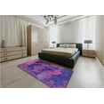 thumbnail image 4 of Ahgly Company Indoor Rectangle Patterned Purple Area Rugs, 8' x 12', 4 of 6