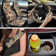 thumbnail image 2 of XYZCANDO Duck Camo 14 Pack Car Seat Covers Full Set Steering Wheel Cover Auto Center Console Pad Seat Belt Pads Headrest Covers Cup Coasters for Most Cars SUVs Sedans, 2 of 7