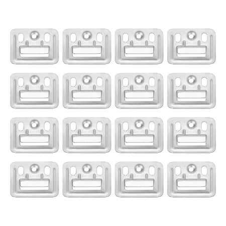 

120Pcs 43mmx32mmx0.4mm Wall Panel Buckle Zinc-Plated Carbon Steel Panel Clips