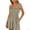 Khaki, variant on Ahabrexf Women's Jumpsuit, Strapless Wide-Leg Romper with Smocked Bodice and Ruffle Straps for Casual Summer Wear
