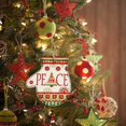 thumbnail image 4 of Fiudx Ofertas del día 1 adorno navideño de cartón para árbol de Navidad, colgante artesanal con cuerda, 4 of 5