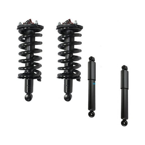 Front and Rear Suspension Strut and Shock Absorber Assembly Kit - Compatible with 2005 - 2015 Nissan Armada 2006 2007 2008 2009 2010 2011 2012 2013 2014