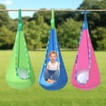 thumbnail image 2 of YIYIBYUS 3Pcs Pot Swing Hammock Indoor Outdoor Hanging Hammock Seat Foldable Pod Swing Chair with Lamp Strip & Inflatable Cushion, 2 of 9