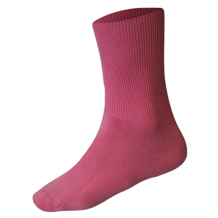 

Thin 80% Cotton Socks for Women - 5-pairs in one pack - loose at the top non binding perfect warm weather socks - select size by your shoe size