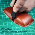 thumbnail image 3 of ziyahi Leather Car Key Case Keyring Auto Fashion Keychain Leather Holder Shell Delicate Stitching Auto Fashion Keychain Soft Cover Replacement for MINI Black, 3 of 9