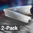 thumbnail image 1 of RAM Heatsink Cooler with Thermal Pads for DDR2 DDR3 DDR4 DDR5 - PC Memory Cooling Kit, Desktop Computer Heat Dissipation, Grey 2pcs, 1 of 6