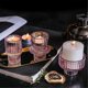 thumbnail image 1 of Candlestick Holders Set Of 6,candle Holders For Taper Candlesticks Pink, 1 of 5