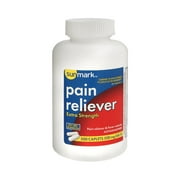 sunmark Extra Strength Pain Reliever Caplets, 500 milligram Strength, One Bottle of 500 Caplets