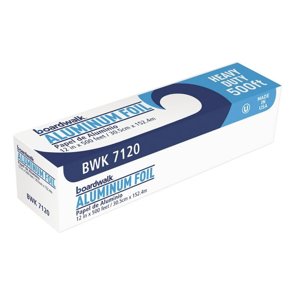 Boardwalk Heavy-Duty Aluminum Foil Roll, 12" x 500 ft -BWK7120