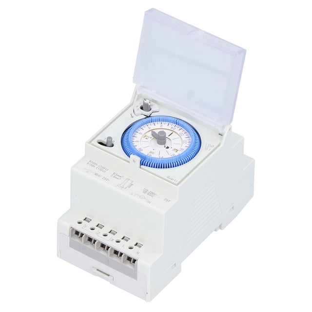 Intervals Mechanical Timer, Mechanical Time Switch Electrical Heavy Duty Time Switch Electrical Timer for Stair Lights for Street Lights