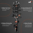 thumbnail image 3 of A-Premium Front Pair (2) Complete Strut & Coil Spring Assembly Compatible with Toyota Venza 2009 2010 2011 2012, Driver and Passenger Side, 3 of 8