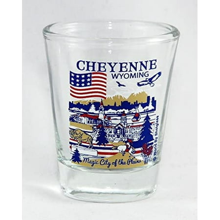 

Cheyenne Wyoming Great American Cities Collection Shot Glass