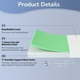 thumbnail image 3 of PayLessHere 5 Inch Full Green Tea Memory Foam Mattress,White, 3 of 8