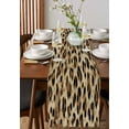 thumbnail image 2 of Hokiten Table Runners 108 Inches Long Dress Scarves, Leopard Prints Farmhouse Coffee/Dining/Kitchen Table Runner for Living Room, Modern Geometric Animals Textured 13x108 Inch, 2 of 7