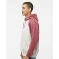 thumbnail image 2 of J America JA8885 Adult Vintage Heather Pullover Hooded Sweatshirt, 2 of 5