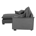 thumbnail image 3 of Love-Chaise Milo Gris Oscuro, 3 of 8