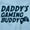 Light Blue, variant on Cute Daddy's Gaming Buddy Gamer Dad Romper Boys or Girls Infant Baby Brisco Brands 12M