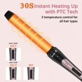 thumbnail image 6 of 3-in-1 Curling Iron Set with Interchangeable Barrels 0.35" 1" 1.25", Fast Heating Curling Wand for Versatile Curls Waves & Crimps, Hair Waver Styler Ideal for Gifts, 6 of 8