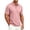 20-Light pink, variant on Men's Short Sleeve Polo Shirt, Solid Color Collared Button Up Casual Top, Lightweight Breathable T-Shirt for Work Golf Outdoor Daily Wear 12-Vermilion XXXL