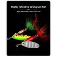 thumbnail image 4 of Tignapoo 10-Piece Feather Spinner Lure Set with Metal Blades, Realistic Swimming Action, Noise-Making Sequins, Includes Hooks, High-Quality Fishing Bait Kit, 4 of 7