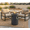 Dark Grey, variant on 26" Cylindrical Propane Fire Pit – 40,000 BTU Concrete Gas Patio Fire Column with Hidden 20lb Tank Storage, Lava Rocks, Waterproof Cover, Dark Grey
