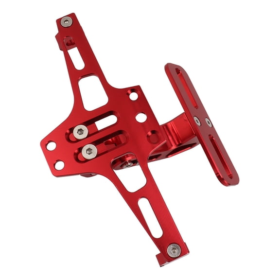 Applicable to Motorcycle License Plate Holder, Red and Red