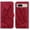 Red, variant on For Google Pixel 10 Pro XL , Pixel 9 Pro XL 6.8" Large Butterfly Pattern Embossed Strong Magnetic Attachment/Closure, Card Slots/Pocket, PU Leather Flip Wallet Case ﻿,Black