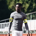 thumbnail image 2 of 2pcs Football Captain Armbands Elastic Sports Captain C Arm Bands Football Players Bands, 2 of 8
