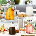 thumbnail image 6 of Aofmee 3L Glass Pitcher, 100oz Tea Pitcher with Lid and Brush , for Juice and Hot & Cold Beverage,  Elegant White, 6 of 8