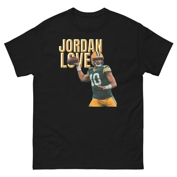 Jordan Love Unisex classic tee (Black, S)