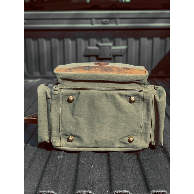 Outdoor Leisure Products Canvas and Leather Field Bag for Outdoor Leisure Products Canvas and Leather Field Bag for