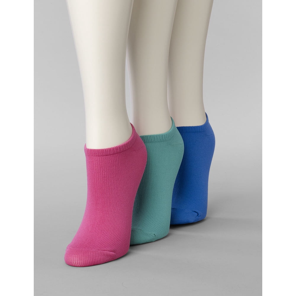 No nonsense Women's No Show Scalloped Edge Liner Sock 6Pack