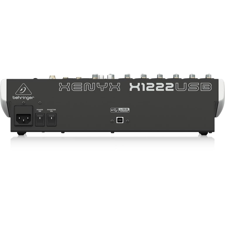 Behringer XENYX X1222USB Premium 12-Input 2/2-Bus Mixer with XENYX