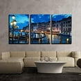thumbnail image 2 of wall26 - 3 Piece Canvas Wall Art - Grand Canal in Sunset Time, Venice, Italy - Modern Home Art Stretched and Framed Ready to Hang - 16"x24"x3 Panels, 2 of 3
