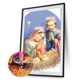thumbnail image 2 of Cuadros Decorativos 5D bricolaje completo taladro diamante pintura religiosa cruz puntada mosaico Kit Home Decor Tmvgtek embutido en tela, 2 of 9