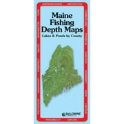 Delorme Maine Fishing Depth Maps -- Rand McNally