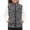 Black Leopard Print Pattern, variant on Girl Vest Black Leopard Print Pattern Zip Up Sleeveless Children's blanket warm vest for Everyday Wear Winter, Polyester Kids Fleece Vest