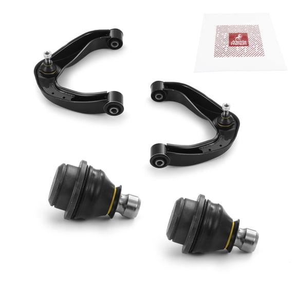 Metrix Premium Chassis Parts - 4 PC Front L/R Upper Control Arm & Front Lower L/R Ball Joint Kit Fits 05-15 Nissan Xterra, 06-22 Frontier, 09-12 Suzuki Equator, RK621245 RK621246 K80647