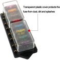 thumbnail image 5 of Caja de fusibles de cuchilla automática de 8 vías, portafusibles de cuchilla estándar universal, fusible de cuchilla para automóviles, barcos, triciclos - 12 V/24 V, 5 of 5
